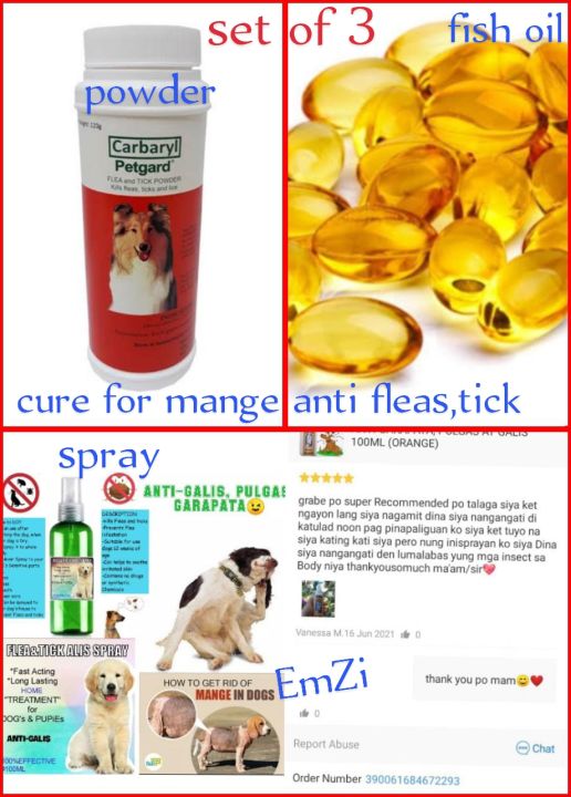 does fish oil help dogs with fleas