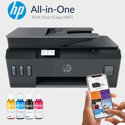 เครื่องพิมพ์มัลติฟังก์ชั่น​ ไร้สาย​ HP​ Printer​ TANK​ Print/Scan/Copy/WiFi​