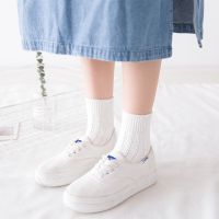 Socks.away รองเท้าผ้าใบขาวล้วน 124 white bidibi [สินค้าพร้อมส่ง]