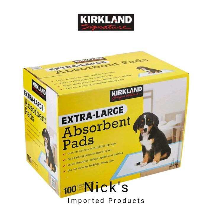 Kirkland Signature ExtraLarge Absorbent Pads 100pcs Lazada PH