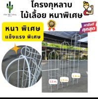 ซุ้มกุหลาบ โครงเหล็กไม้เลื้อย รุ่นหนาพิเศษ