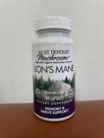 Fungi Perfecti Host Defense Lion’s Mane Memory &amp; Nerve Support 60 Vegetarian