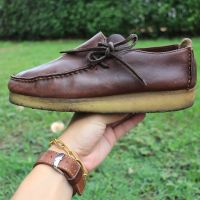 ส่งฟรี 7.5Uk 8½Us 2Clarks Lager โทนสี Beeswax The Classic Irish Boat Shoes Lugger Slip-on 26.5cm Authentic