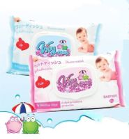 #hitdd​ กระดาษทิชชู่เปียกสำหรับเด็ก​vivy baby wipes ยกลัง36ห่อ​ (40แผ่น) สูตรอ่อนโยนต่อผิวลูกน้อย​ไร้แฮลกฮอล์