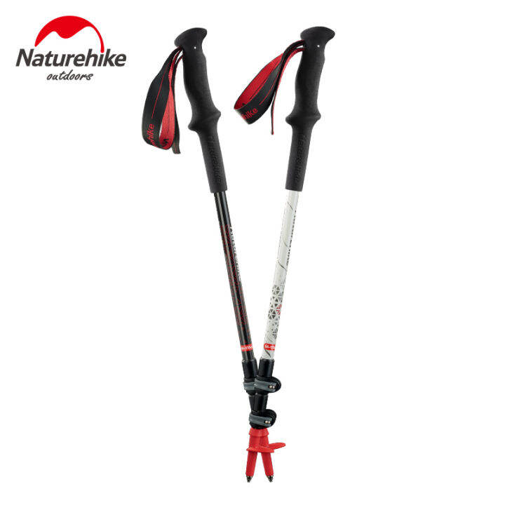 Naturehike Naturehike Carbon Fiber Alpenstock Outdoor Telescopic Ultra ...