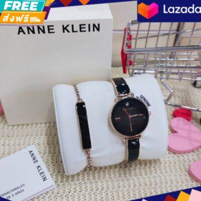 ประกันศูนย์ไทย  นาฬิกาข้อมือผู้หญิง Reloj Anne Klein Black And Rose Gold Collection para mujer AK/3620BKST

ขนาด : 28 mm