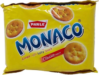 Parle Monaco Salted Biscuits - Classic Regular แพ็ค 200 กรัม