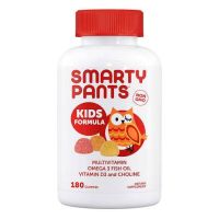 SmartyPants Kids Formula MultiVitamin Omega3 Fish Oil, Vitamin D3 and Choline 180 gummies