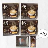 Abcoffee เอบีคอฟฟี่32IN1กาแฟสุขภาพผสมรังนกและคอลลาเจน[โปร4กล่องแถมเพิ่ม10ซอง]