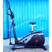 เครื่องเดินวงรี ลู่วิ่งกึ่งสเต็ปWORLD MASTER FITNESS Magnetic Upright Bike YK-BK8719 Flywheel 8KG