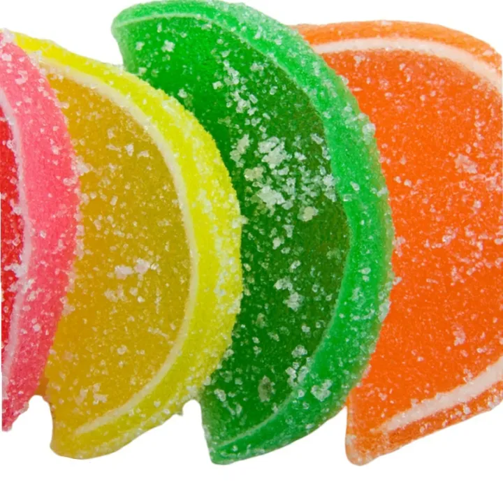 500grams Gummy Slice Lemon Candy Sweet Sour Approximately 80100pcs