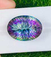 31.95cts บุษราคัมธรรมชาติ 25x18x12.5mm รูปไข่ 31.95cts natural mystic topaz 25x18x12.5mm oval