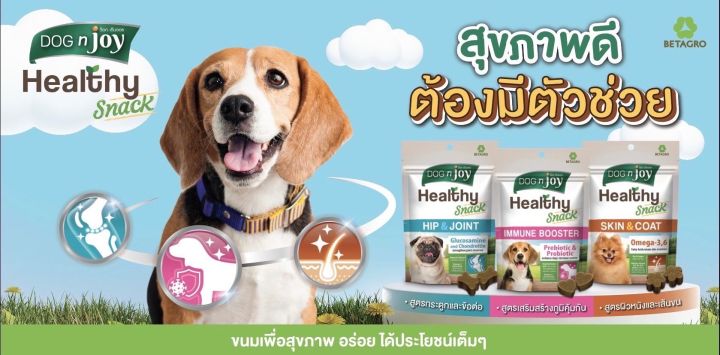 DOG ‘n JOY Healthy Snack ขนมเพื่อสุขภาพสำหรับสุนัข ขนาด 100g.