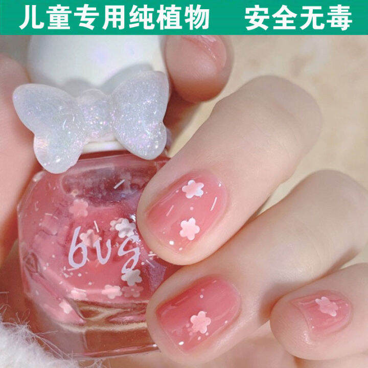 Children's Nail Polish NonToxic Odorless Girl Child Children's Baby