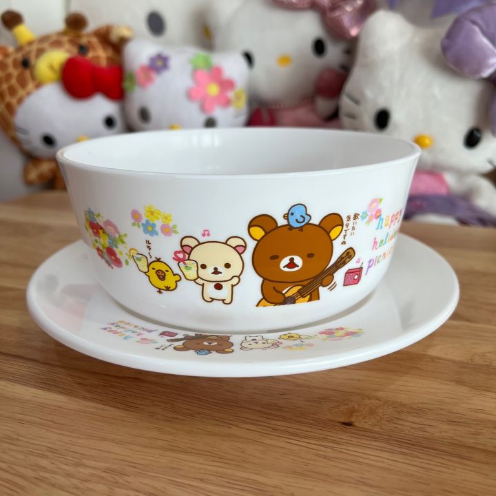 ถ้วยชาม-พลาสติก-ลายการ์ตูน-rilakkuma