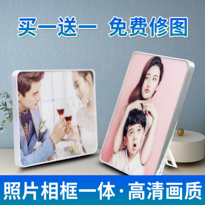 Photo Frame TableTop Photos Custom Wash Photo Made Crystal Wedding