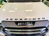 ตัวอักษรตัวนูนฝากระโปรงหน้า All-New Isuzu Mu-x 2021 REDEFINED