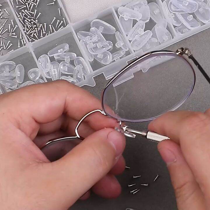 Silicone Nose Pads Eyeglasses Sunglasses Screws For Glasses Optical