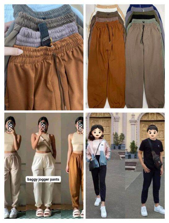 H&M DIVIDED BAGGY JOGGER PANTS Lazada PH