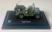 ?? JEEP CJ-2A DIECAST MODEL CAR 1:87 รถทหารสะสม ?? HONOWELL