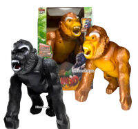 BLACK ORANG 3D motor-driven toy ของเล่นลิงคิงคอง มีเสียง เดินได้ งานสวย เหมาะสำหรับแก่การสะสม