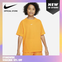 Nike Boys Dri-fit Multi Tee - Vivid Orange  ไนกี้ เสื้อยืดเด็กชาย Dri-fit Multi - สีวิวิดออเร้นจ์