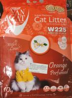 ทรายแมวภูเขาไฟ ยี่ห้อ VAN CAT Cat Litter Orange Perfumed กลิ่นส้ม ขนาด10kg (1ถุง)