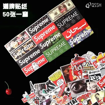 Supreme hotsell computer stickers