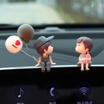 Girl Shaking Boobs Toy for Bike Car Dashboard Decoration 2 Dolls Free  Shipping