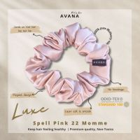 AVANA Luxe Mulberry Silk Scrunchies สี Spell Pink 22 Momme ยางรัดผมผ้าไหมถนอมเส้นผม