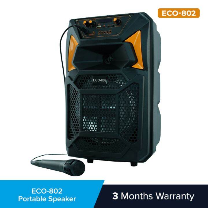 Tylex ECO802 Videoke Karaoke Portable Sing along Bluetooth Speaker