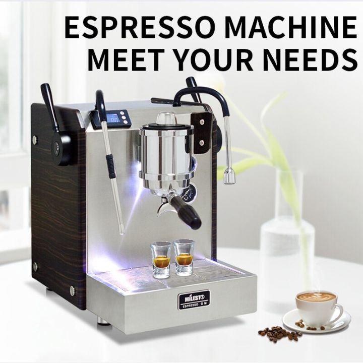 Milesto General EM30 EM30A LED Touch Italian Semi Automatic Espresso