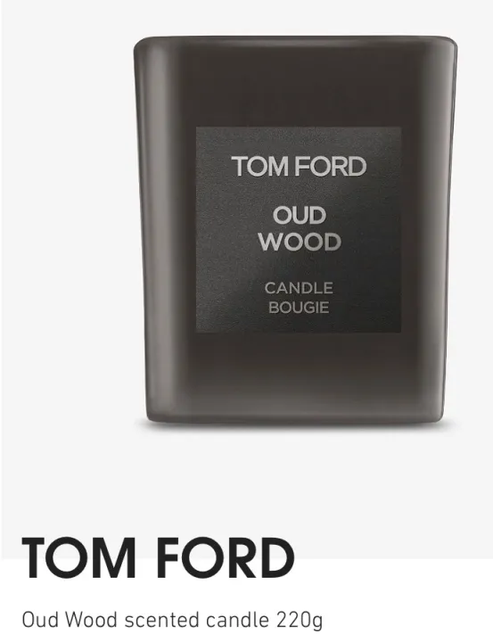 ⭐️DUTY FREE⭐️ Tom Ford Oud Wood scented candle | Lazada Singapore