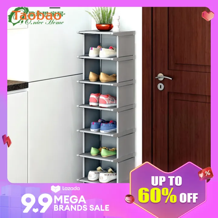 Multi Layer Household Simple Narrow Doorway Shelf Economical PP