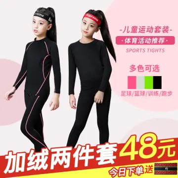 Kids Girls Sportswear Yoga Sets Workout Gym Clothing Sleeveless