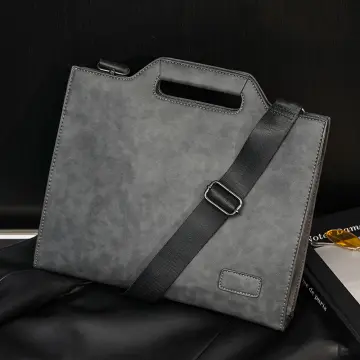 Tidog Vintage Plaid large capacity business envelope bag men's fashion  clutch bag