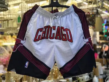 Excellent quality◘∋❣JUST DON BULLS SHORTS RED CHICAGOBULLS