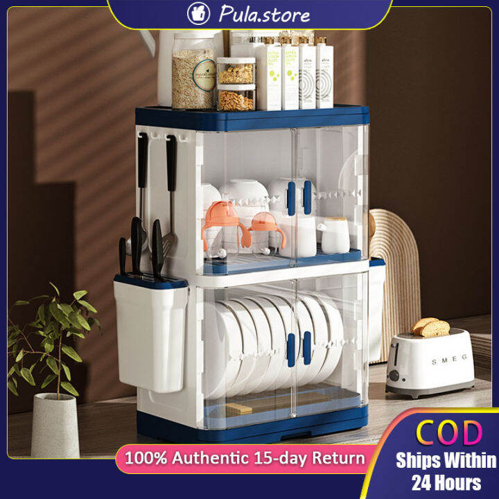 【COD 24H Ship】Largecapacity Dish kitchen organizer dish rack