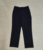 Uniqlo กางเกง Ezy 2 Way Smart Ankle Pants สีกรมลายตาราง Size M หญิง มือ2