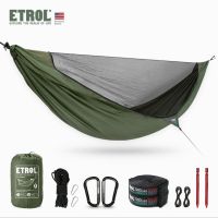 เปลสนาม เปลแค้มปิ้งพร้อมมุ้งกันยุง ETROL Camping Hammock with Mosquito Net