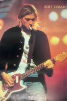 โปสเตอร์วงดนตรี Kurt Cobain Nirvana