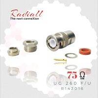 BNC STRAIGHT PLUG CLAMP TYPE C - R142016 RF BNC CONNECTOR by RADIALL (ส่งจากไทย)