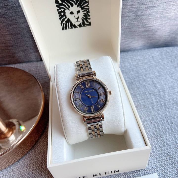 ของแท้-100-anne-klein-womens-ak-2159-nvtt-two-tone-bracelet-watch