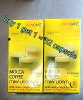Bon Cafe รส mocca  Buy1 get 1  = กล่องละ 16 แคปซูล x2 =32 before ปี  11/21 สินค้า บรรจุระบบสูญญากาศ ใช้อีก 5 ปี ถูกสุดๆ = 32แคปซูล ต่อ ออเดอร์