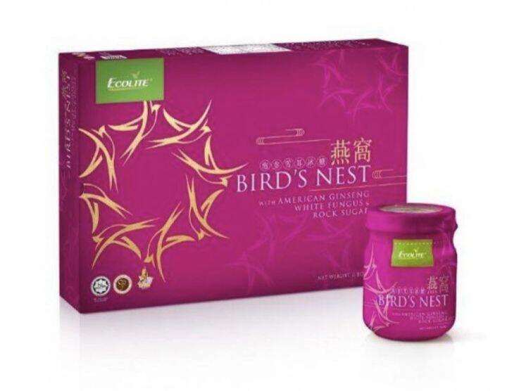 Ecolite Bird’s Nest with Ginseng泡参雪耳冰糖燕窝 70ml x 6 Lazada