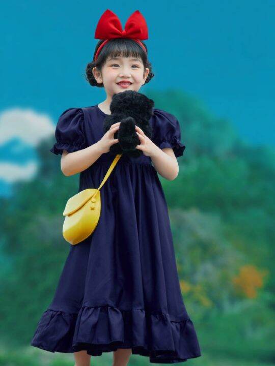 Kiki's Delivery Service Cos Costume Girls Kiki Play Adult ParentChild