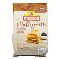 มิสชั่น ตอติญาทอดกรอบผสมธัญพืช Mission Multigrains Tortilla Chip 170g.