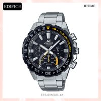 Casio edifice รุ่น EFS-S550DB-1A ข้อมือผู้ชาย สายสแตนเลสสตีล สินค้ามีรับประกัน1ปี