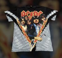 เสื้อ Ovp มัดย้อด ACDC สไตล์ปี90s