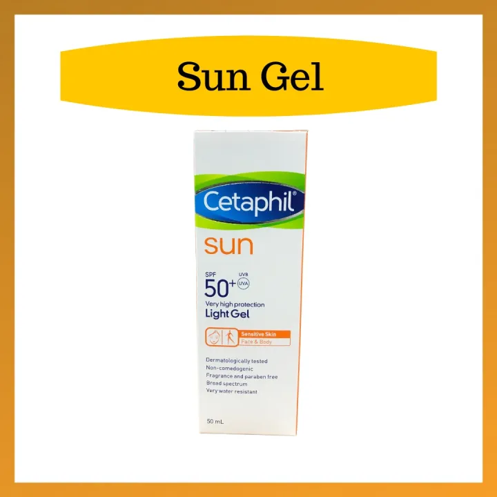 Cetaphil Sun Spf 50 Light Gel 50ml Lazada